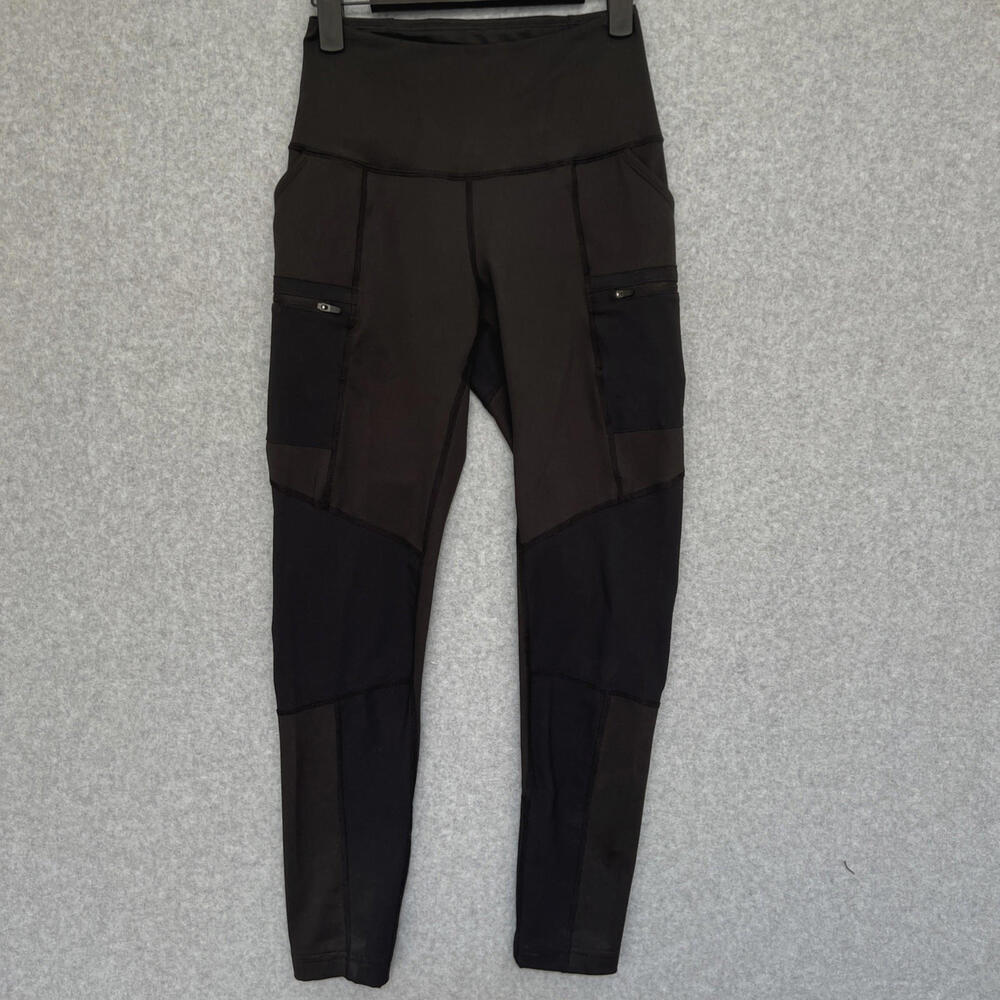 Marmot Womens Cargo Leggings Size XS Black Outdoor Hiking Athletic